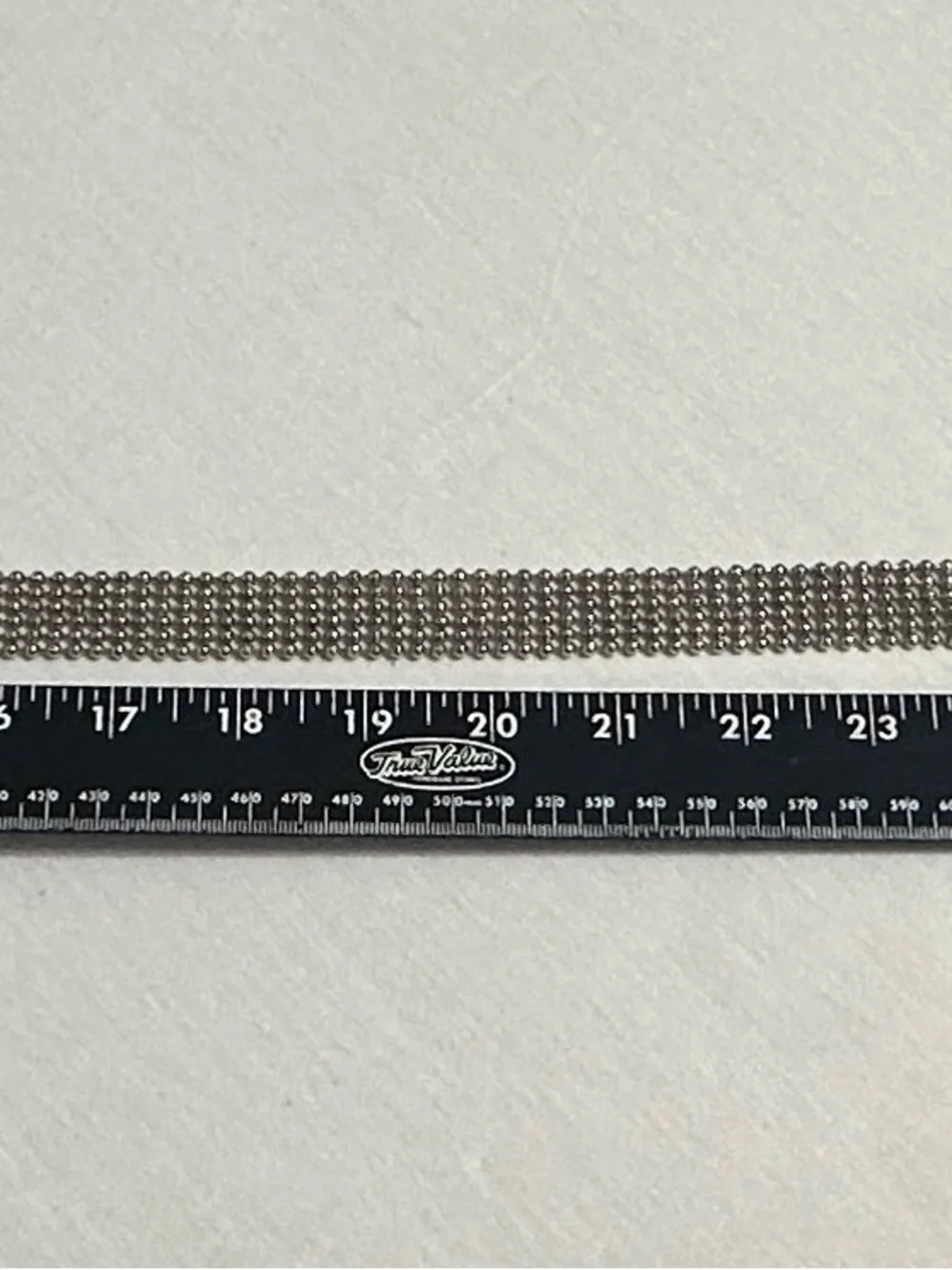 sparkling silver multi-strand ball chain belt